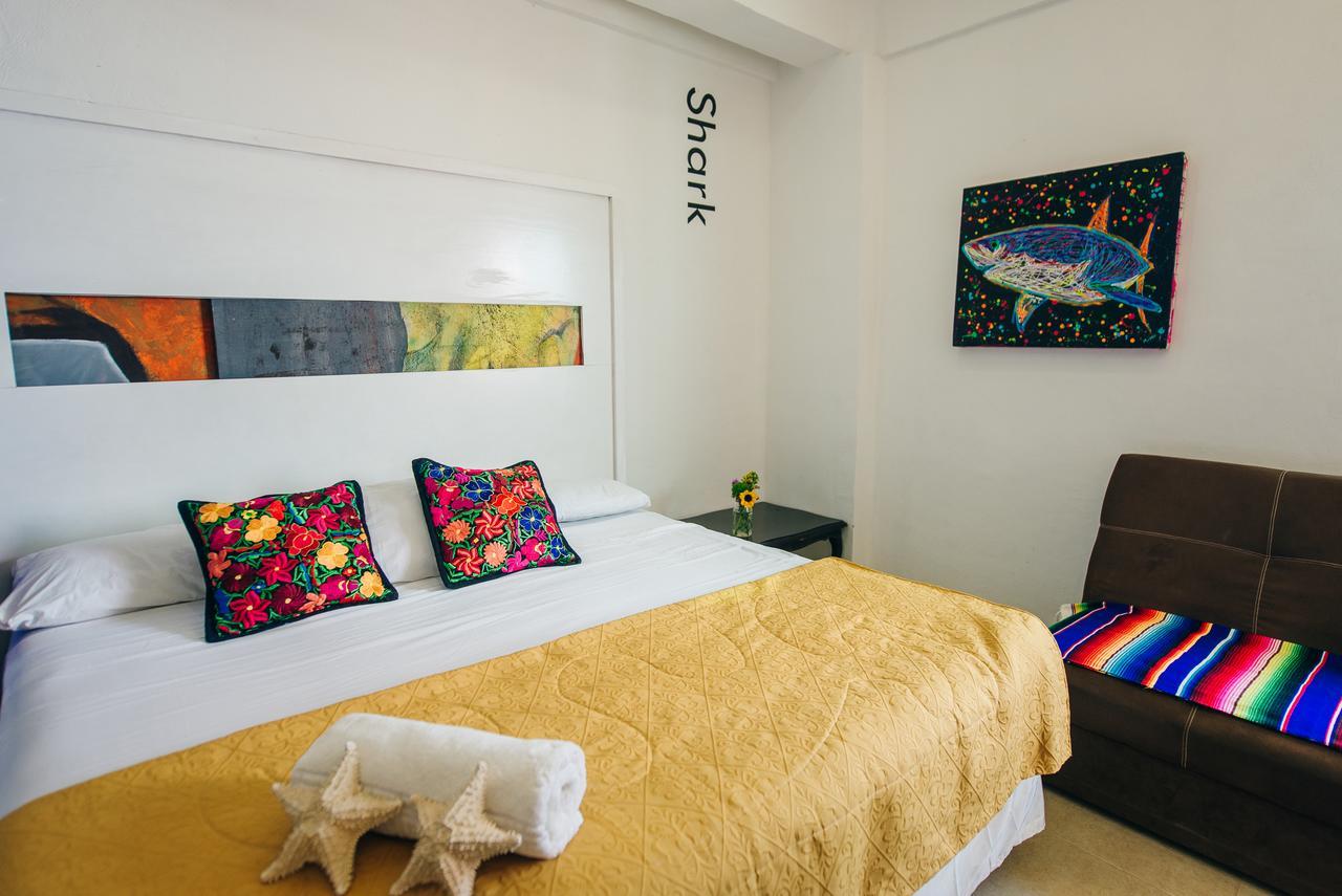 The Mermaid Hostel Beach (Adults Only) Cancun Dış mekan fotoğraf